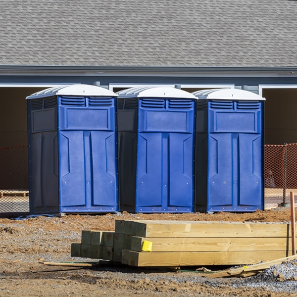 how do you dispose of waste after the portable toilets have been emptied in Waynesburg